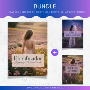 Bundle Planner, diario de manifestación y diario de gratitud